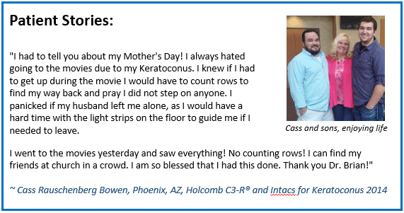 keratoconus intacs patient testimonial