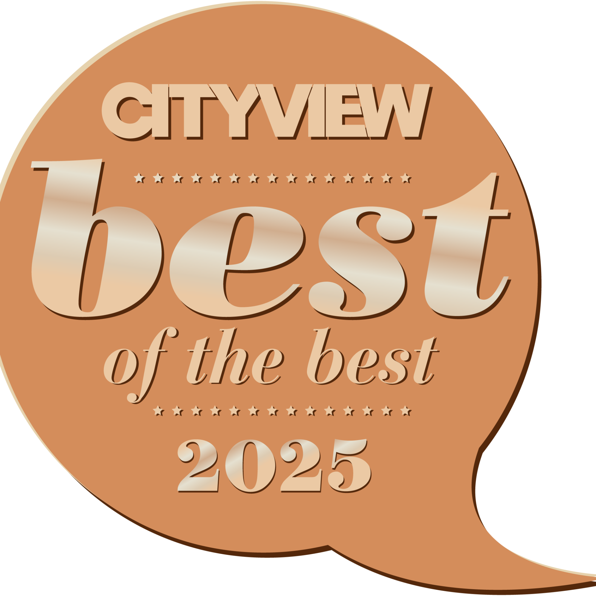 Best of the Best badge for CityView Magazine in 2025.