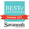 Best of Savannah 2017 award