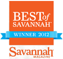 Best of Savannah 2012 award