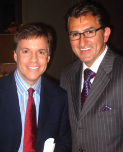 Dr. Dean with Bob Costas