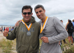 Dr. Dean Vafiadis & Dr. Lambrakos ran the Mighty Hamptons Triathlon to support the efforts of the Children at St. Basil Academy.