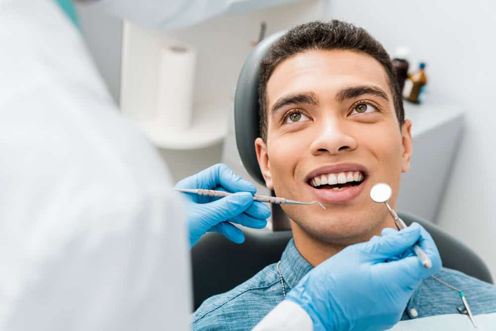Man in his twenties is amazed by the stem cell innovations available here in NYC