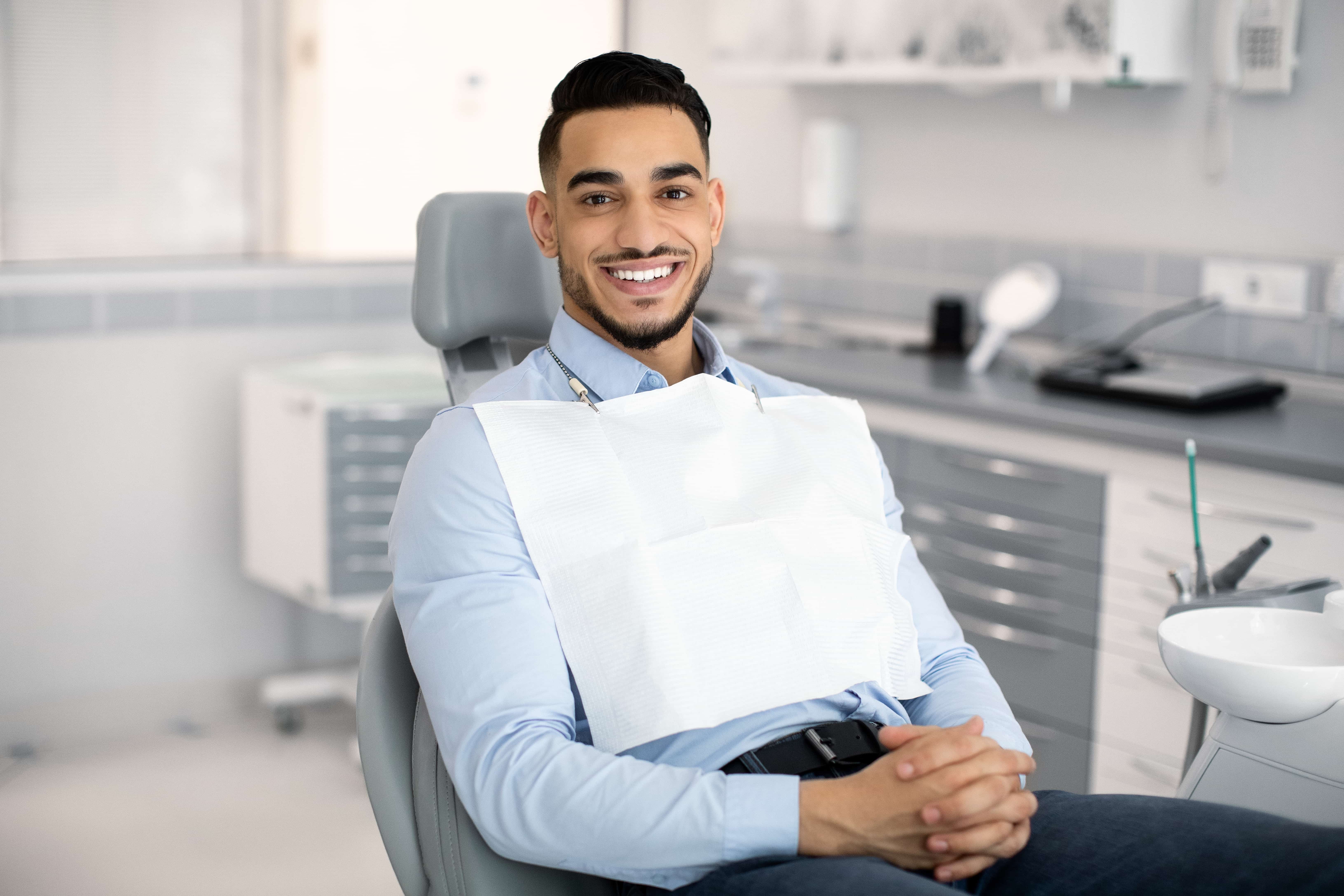 Handsome Arab man has near-perfect smile after reconstructive dental work in NYC