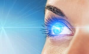 Are Light Coloured Eyes More Sensitive to Blue Light